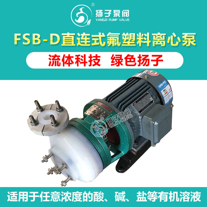 <b>FSB-D型直聯式氟塑料離心泵</b>